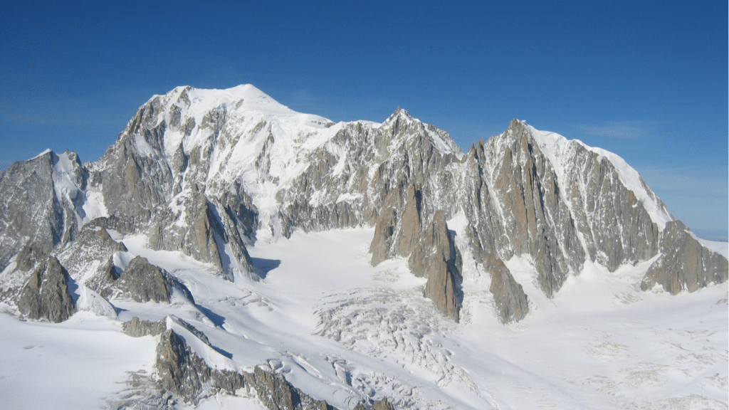 Monte Bianco. foto Wikimedia Commons