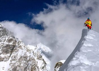 I russi impegnati sul Cho Oyu. Foto dalla spedizione russa
