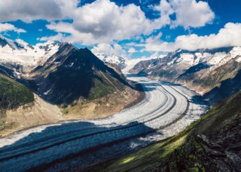 Il ghiacciaio dell'Aletsch. Foto Pixabay