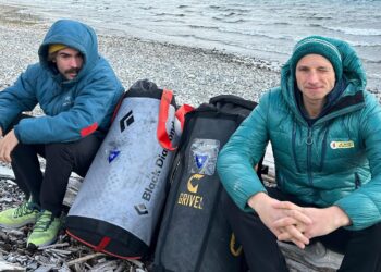 Cumbre! I ragni Luca Schiera e Paolo Marazzi in cima al Cerro Nora Oeste
