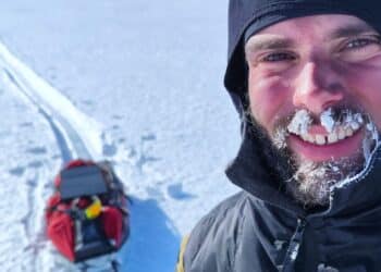 La nuova sfida con bici, sci e kayak di Lorenzo Barone in Scandinavia