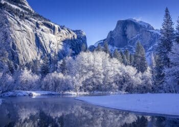 La magia della neve nello Yosemite Park​